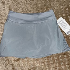 Lululemon play off the pleats skirt rhino grey